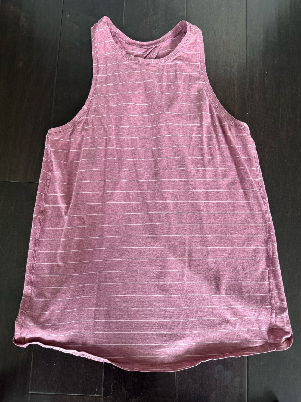 lululemon athletica Pink Striped Tank Top